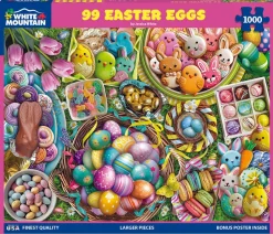 99 Easter Eggs (1919pz) - 1000 Piece Jigsaw Puzzle