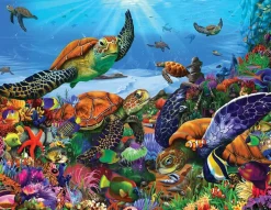 Amazing Sea Turtles (1369pz) - 300 Piece Jigsaw Puzzle