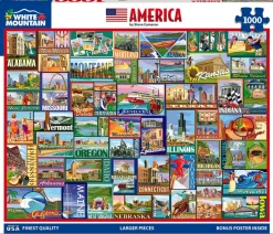 America (1434pz) - 1000 Piece Jigsaw Puzzle