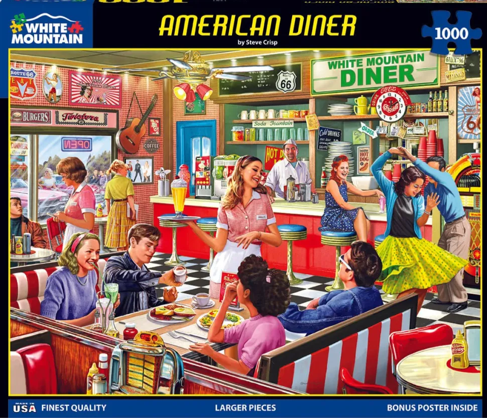 American Diner (1397pz) - 1000 Piece Jigsaw Puzzle