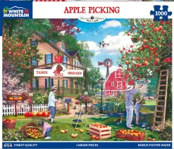 Apple Picking (1832pz) - 1000 Piece Jigsaw Puzzle