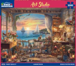 Art Studio (2002pz) - 1000 Piece Jigsaw Puzzle