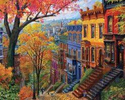 Autumn In The City (1929pz) - 1000 Piece Jigsaw Puzzle