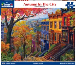 Autumn In The City (1929pz) - 1000 Piece Jigsaw Puzzle