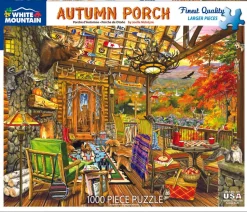 Autumn Porch (1673pz) - 1000 Piece Jigsaw Puzzle