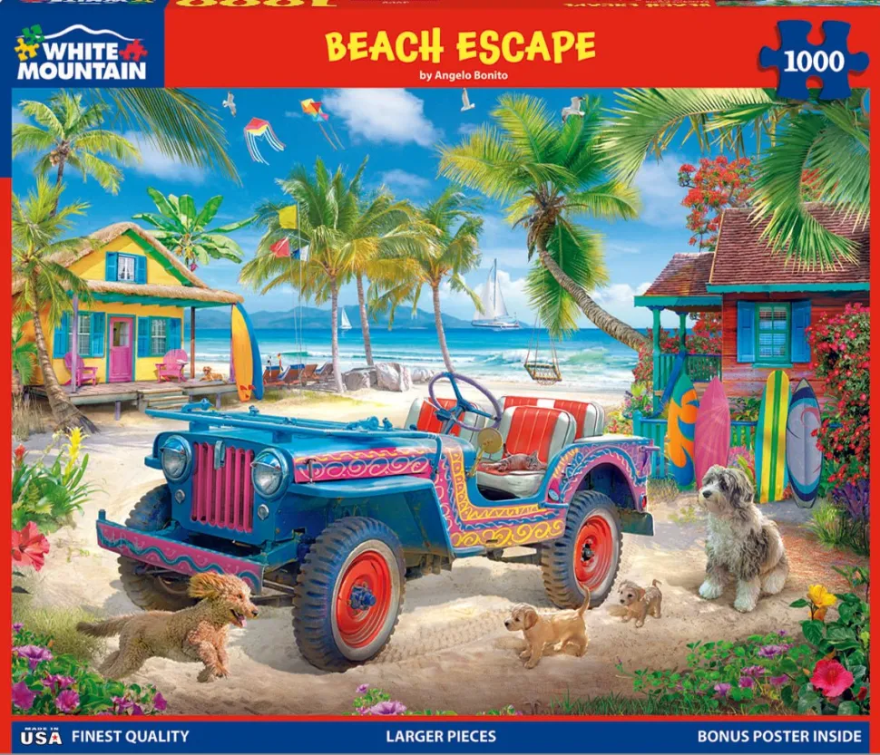 Beach Escape (2098pz) - 1000 Piece Jigsaw Puzzle
