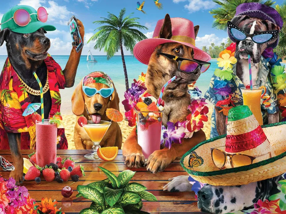Beach Party (1849pz) - 500 Piece Jigsaw Puzzle