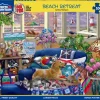 Beach Retreat - Seek & Find (1946pz) - 1000 Piece Jigsaw Puzzle