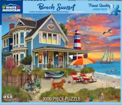Beach Sunset (1731pz) - 1000 Piece Jigsaw Puzzle