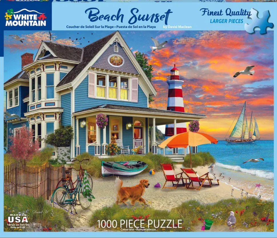 Beach Sunset (1731pz) - 1000 Piece Jigsaw Puzzle