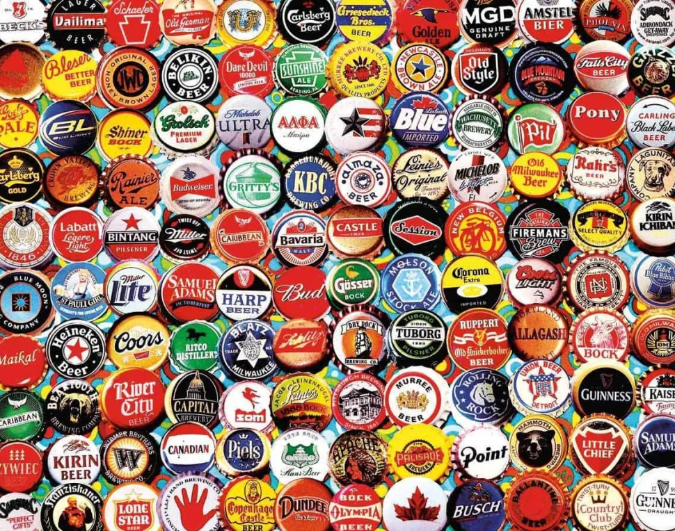 Beer Bottle Caps (995pz) - 500 Pieces