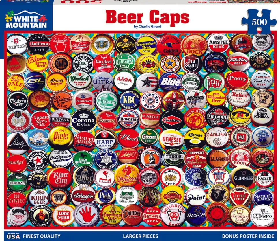 Beer Bottle Caps (995pz) - 500 Pieces
