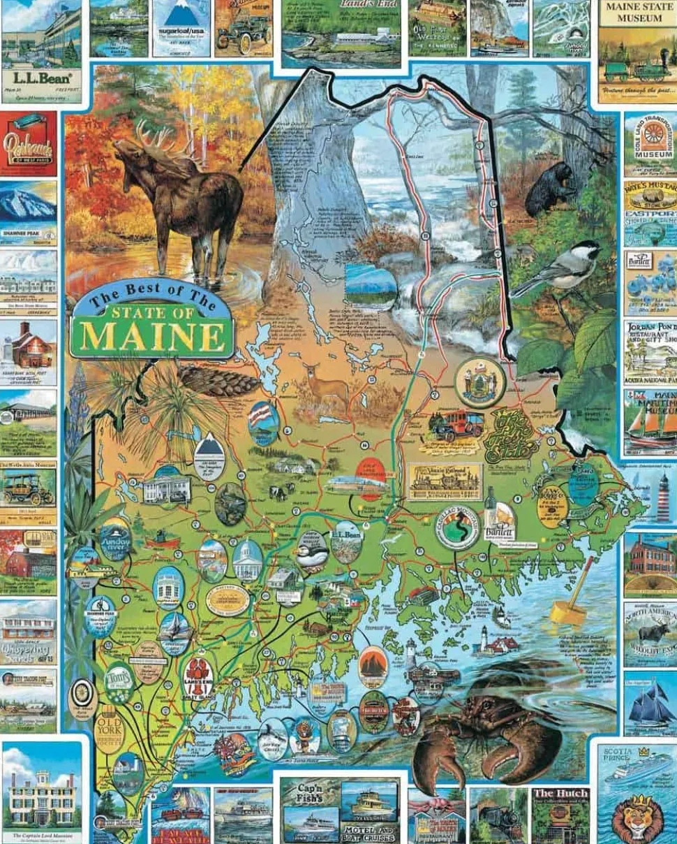 Best of Maine (94pz) - 1000 Piece Jigsaw Puzzle
