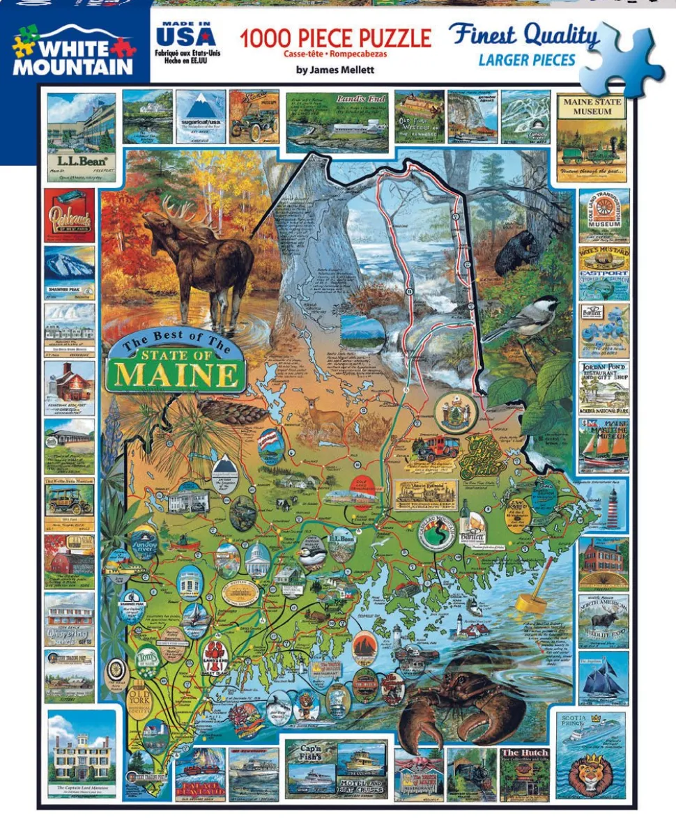 Best of Maine (94pz) - 1000 Piece Jigsaw Puzzle