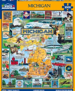 Best of Michigan (127PZ) - 1000 Piece Jigsaw Puzzle
