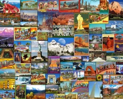Best Places in America (1119pz) - 1000 Piece Jigsaw Puzzle