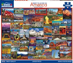 Best Places in America (1119pz) - 1000 Piece Jigsaw Puzzle