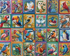 Bird Crochet (2047pz) - 1000 Piece Jigsaw Puzzle