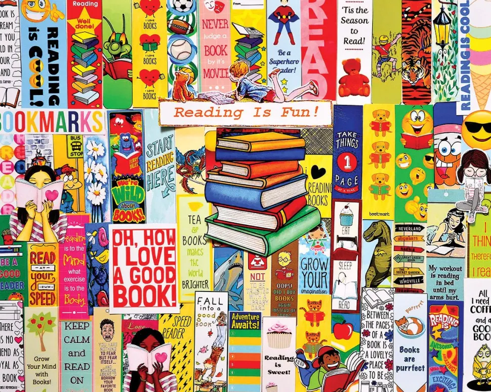 Bookmarks 2 (1843pz) - 1000 Piece Jigsaw Puzzle