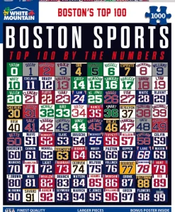 Boston’s Top 100 (1966pz) - 1000 Piece Jigsaw Puzzle