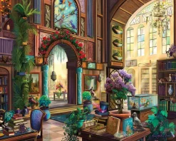 Botanical Library (1819pz) - 1000 Piece Jigsaw Puzzle