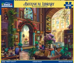 Botanical Library (1819pz) - 1000 Piece Jigsaw Puzzle