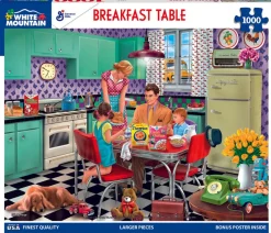 Breakfast Table (1675pz) - 1000 Piece Jigsaw Puzzle