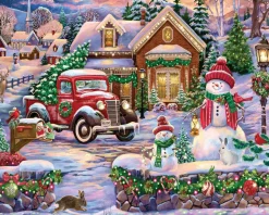 Bringing Home The Tree (1931pz) - 1000 Piece Jigsaw Puzzle