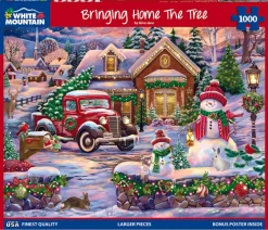 Bringing Home The Tree (1931pz) - 1000 Piece Jigsaw Puzzle