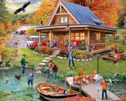 Cabin Vacation Seek & Find (2089pz) - 1000 Piece Jigsaw Puzzle