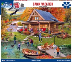 Cabin Vacation Seek & Find (2089pz) - 1000 Piece Jigsaw Puzzle