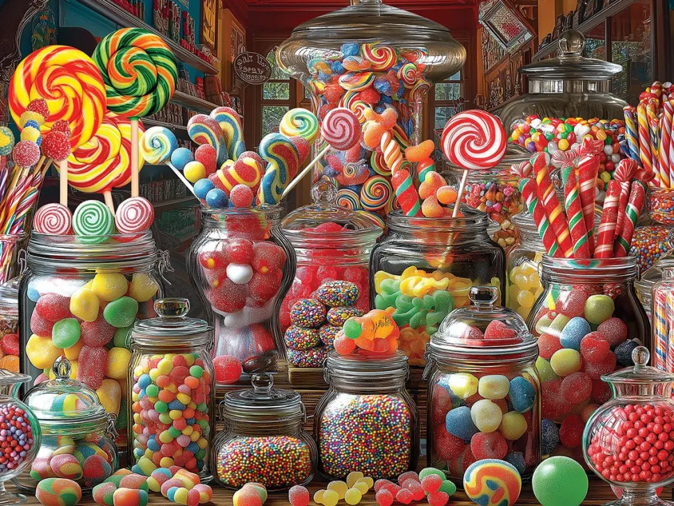 Candy Store (2070pz) - 500 Piece Jigsaw Puzzle