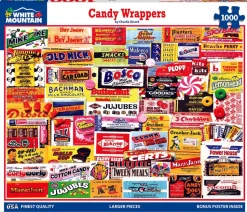 Candy Wrappers (862pz) - 1000 Piece Jigsaw Puzzle