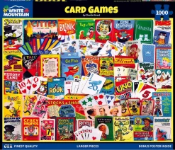 Card Games (2017pz) - 1000 Piece Jigsaw Puzzle