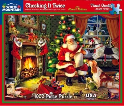 Checking It Twice (486pz) - 1000 Piece Jigsaw Puzzle