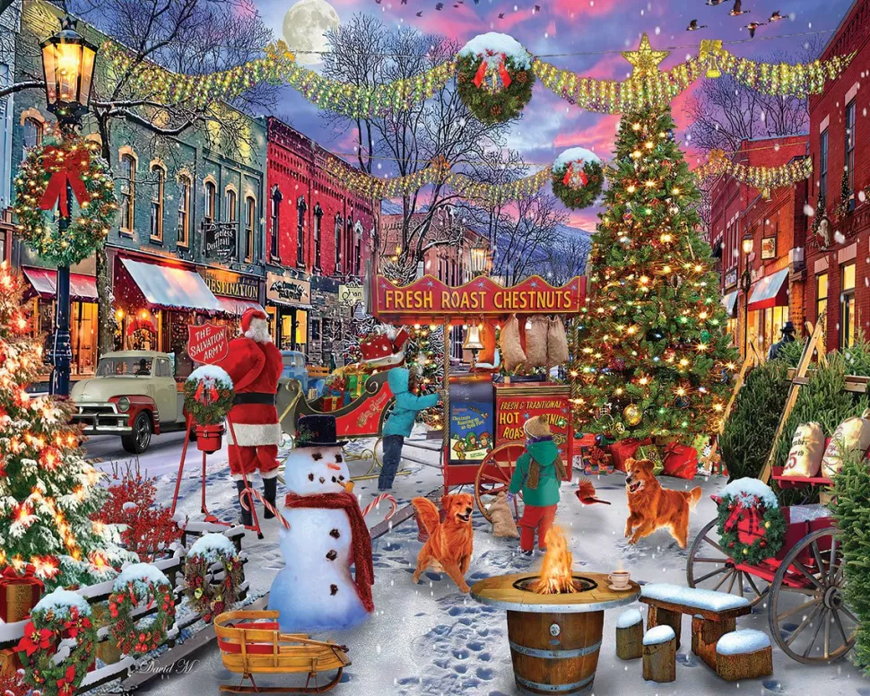 Chestnuts Roasting (1883pz) - 1000 Piece Jigsaw Puzzle