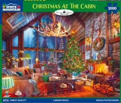 Christmas At The Cabin (1975pz) - 1000 Piece Jigsaw Puzzle