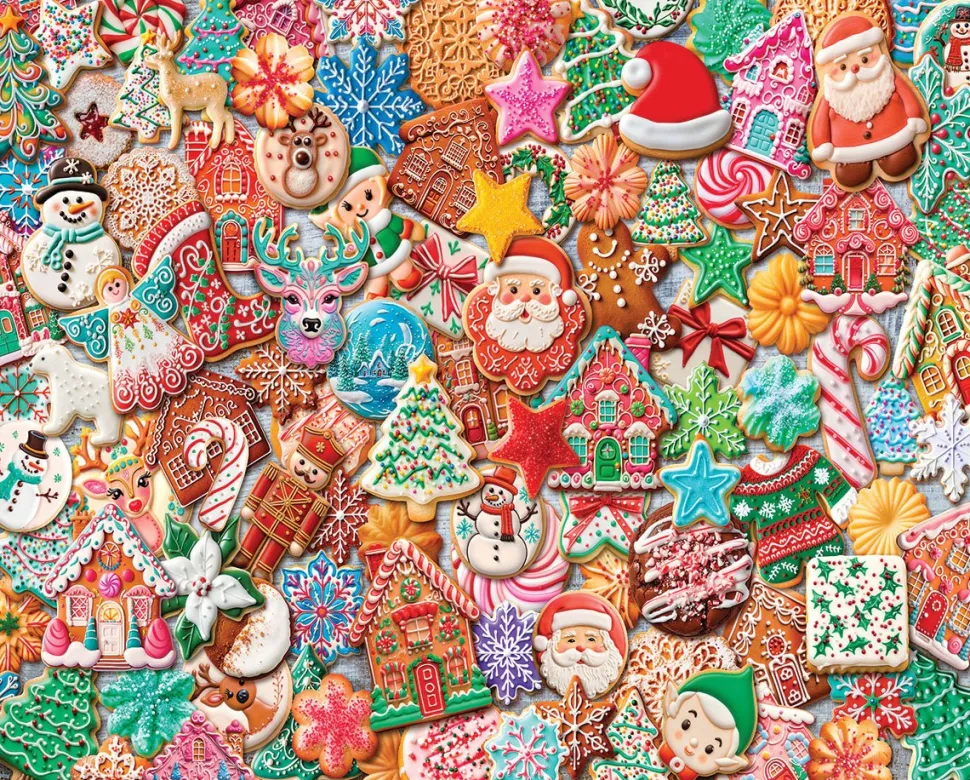 Christmas Cookies (1934pz) - 1000 Piece Jigsaw Puzzle