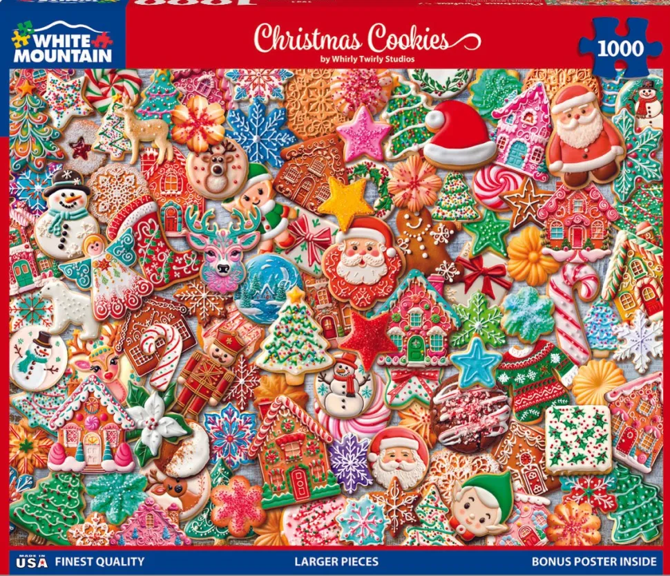 Christmas Cookies (1934pz) - 1000 Piece Jigsaw Puzzle
