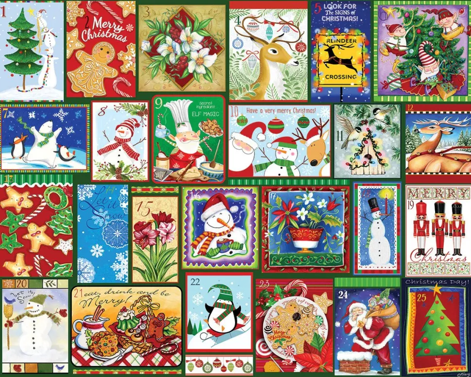 Christmas Countdown (1899pz) - 1000 Piece Jigsaw Puzzle