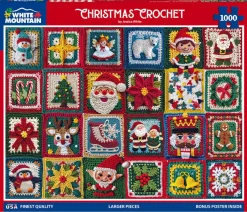 Christmas Crochet (1950pz) - 1000 Piece Jigsaw Puzzle
