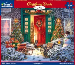 Christmas Door (1805pz) - 500 Piece Jigsaw Puzzle