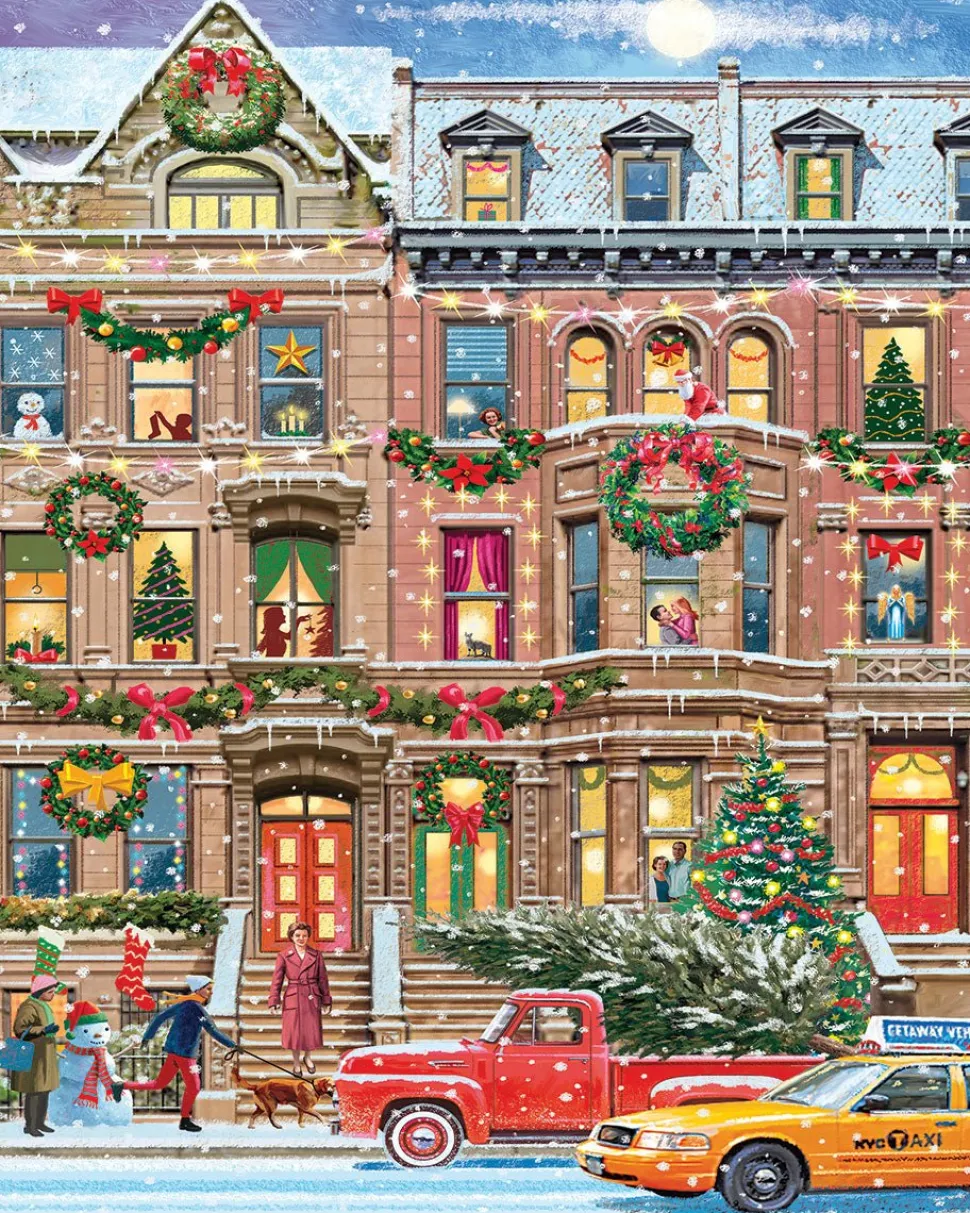 Christmas in the City (1802pz) - 1000 Piece Jigsaw Puzzle