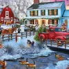 Christmas on the Farm (1716pz) - 1000 Piece Jigsaw Puzzle