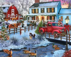 Christmas on the Farm (1716pz) - 1000 Piece Jigsaw Puzzle