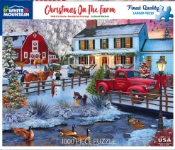 Christmas on the Farm (1716pz) - 1000 Piece Jigsaw Puzzle