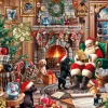 Christmas Puppies (2009pz) - 1000 Piece Jigsaw Puzzle