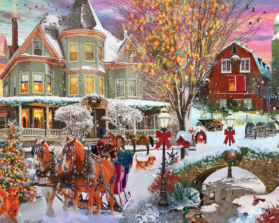 Christmas Time (1751pz) - 1000 Piece Jigsaw Puzzle