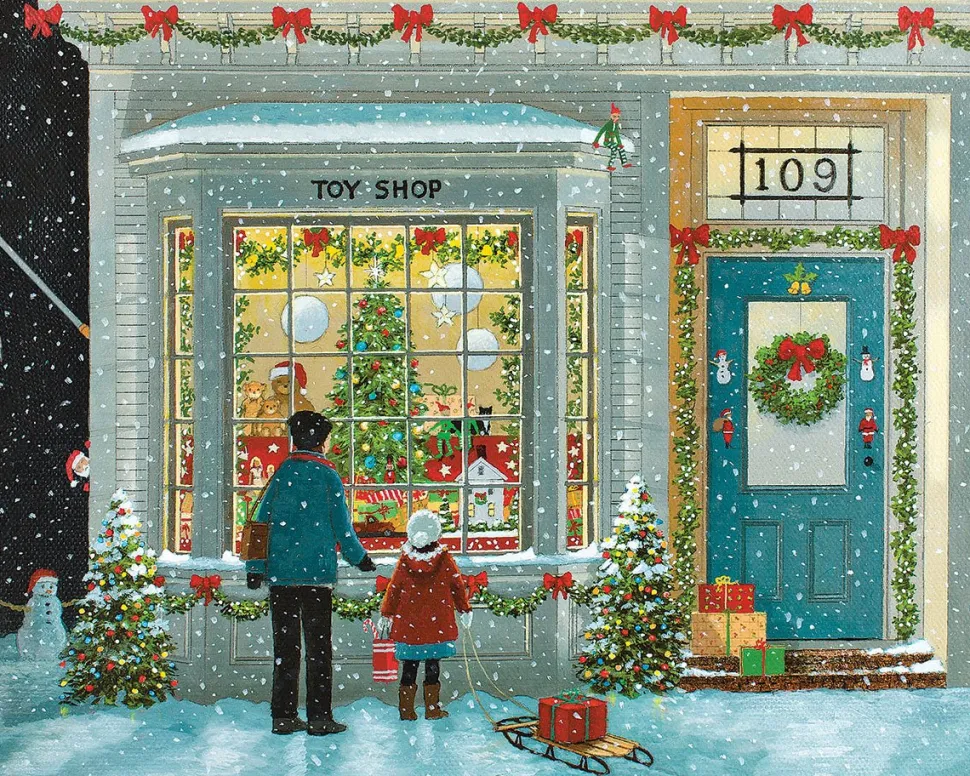 Christmas Toy Shop (1833pz) - 1000 Piece Jigsaw Puzzle