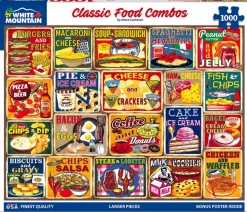 Classic Food Combos (1754pz) - 1000 Piece Jigsaw Puzzle